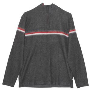 Men's XG Grey Quarter Zip Sweater Size Large